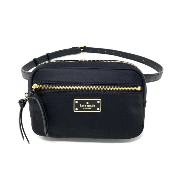 kate spade Handbags - Kate Spade Wilson Road Sophy Black Nylon Belt Bag